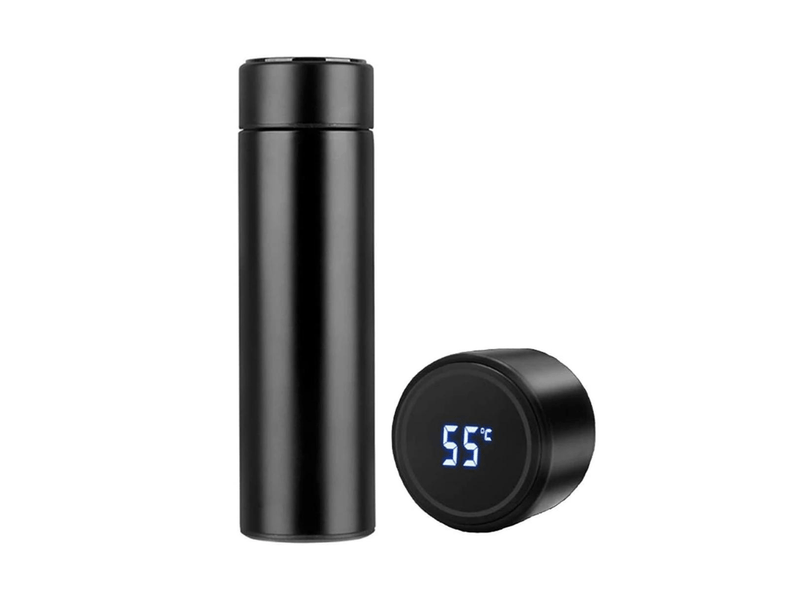 ♨️ Termo Inteligente Acero Inoxidable con Indicador de Temperatura LED